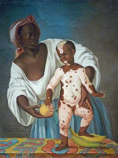 Madeleine de la Martinique et sa mère, 1782, Marius-Pierre Le Masurier