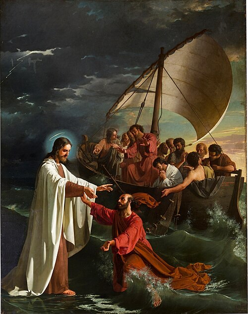 La duda de San Pedro, 1864, José Marcelo Contreras Muñoz
