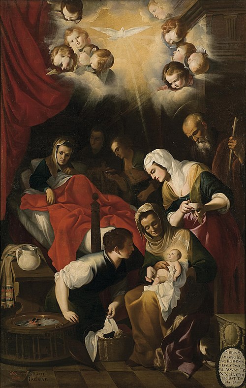 The Birth of the Virgin, 1651, Mateo Gilarte