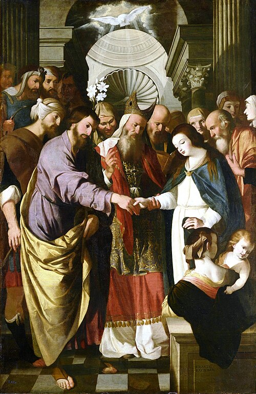 Le Mariage de la Vierge, 1651, Mateo Gilarte