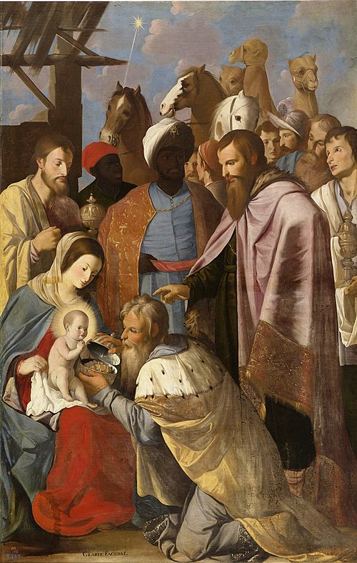 Adoración de los Reyes Magos, 1651, Mateo Gilarte