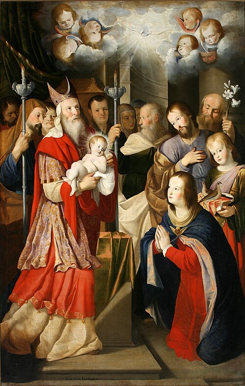 Presentación de Jesús en el Templo, 1651, Mateo Gilarte