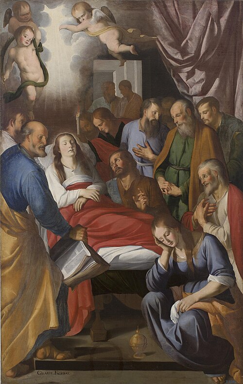 El Tránsito de la Virgen, 1651, Mateo Gilarte