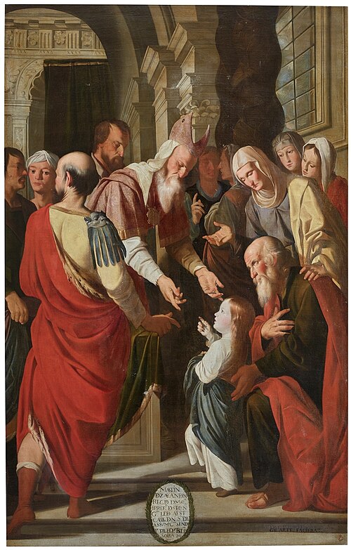 La Presentación de la Virgen en el Templo, 1651, Mateo Gilarte
