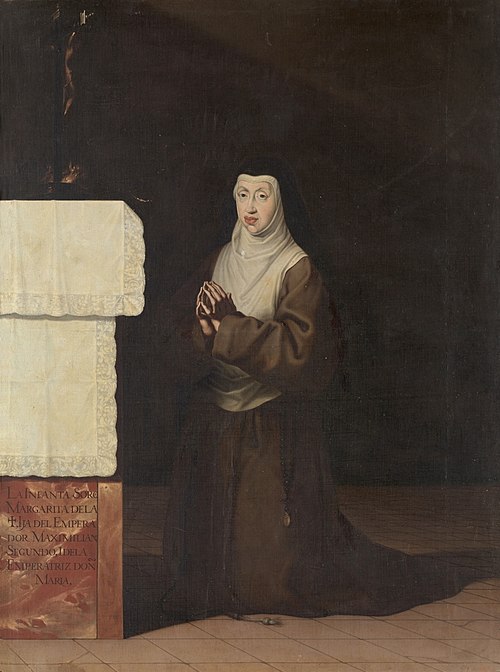 La infanta sor Margarita de la Cruz, archiduquesa de Austria, 1650, Matías de Torres