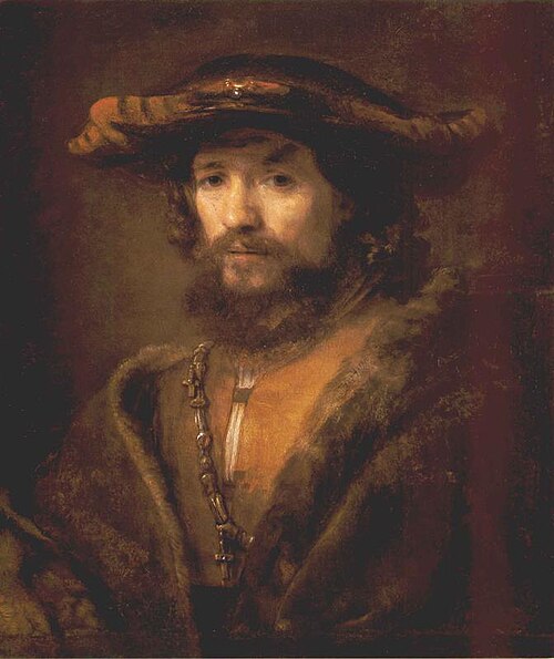 Bust of man wearing a large-brimmed hat, 1654, Willem Drost