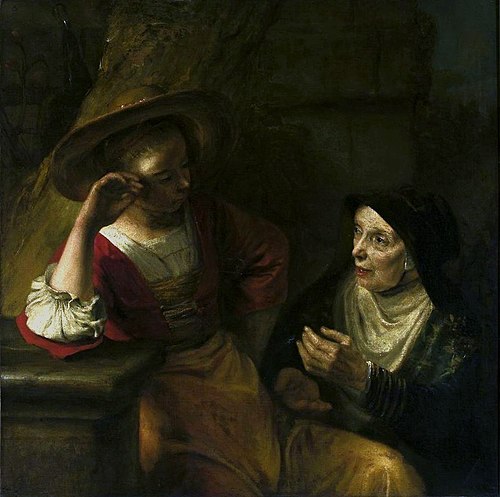 Vertumne et Pomone., 1650, Willem Drost