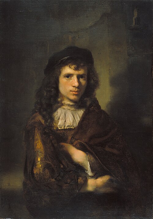 Portrait de jeune homme, 1654, Willem Drost