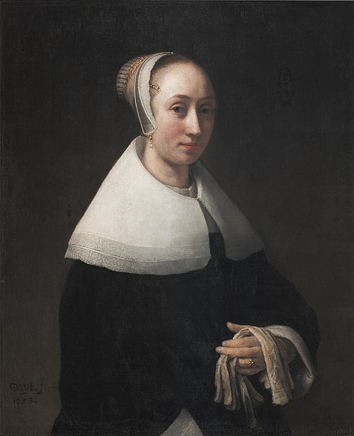Portrait of a woman, 1653, Willem Drost