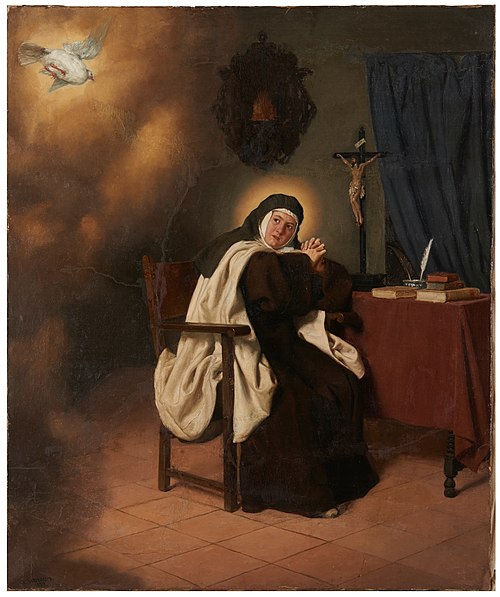 Santa Teresa de Jesús, 1882, Miguel Jadraque y Sánchez