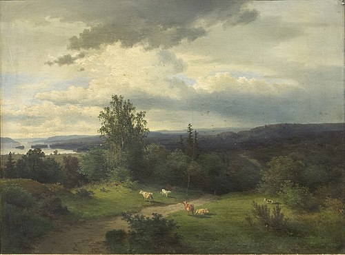Fra Mjøsa, 1882, Axel Wilhelm Nordgren