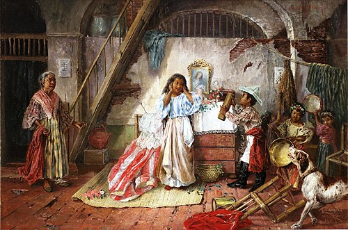 Juego de niños, 1884, Miguel Zaragoza