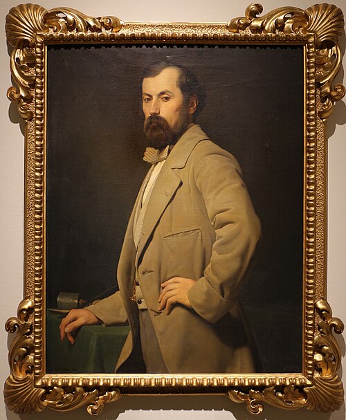 Porträt des Luigi Majoli, 1856, Antonio Ciseri