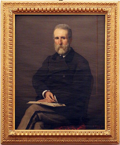 Porträt des Petronio Lemmi, 1872, Antonio Ciseri