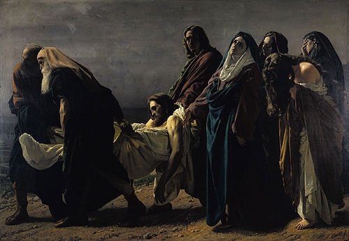 Christ Carried to the Tomb, 1850, Antonio Ciseri