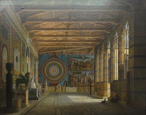 Der Camposanto in Pisa, 1858, Leo von Klenze