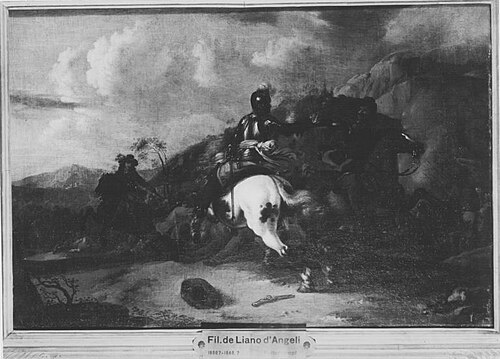 Equestrian fight, 1609, Filippo Napoletano