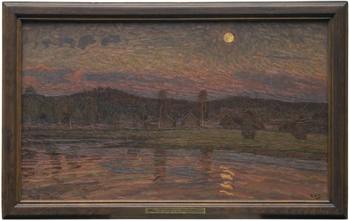 Moonlit Landscape, 1901, Herman Norrman