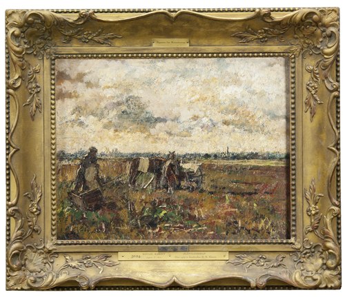 Plain with a Working Farmer, , Karoly Kotasz