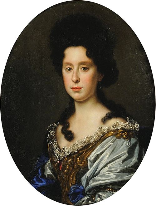 Porträt von Anna Maria Luisa de' Medici, 1690, Antonio Franchi