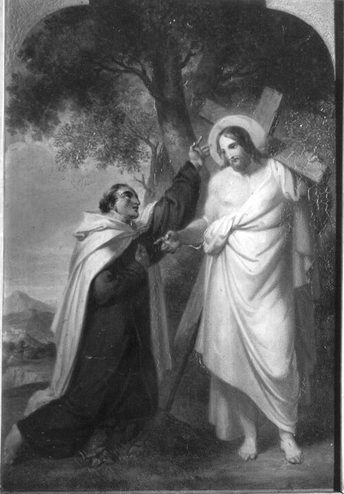 Christus erscheint Johannes vom Kreuz, 1839, Robert von Langer