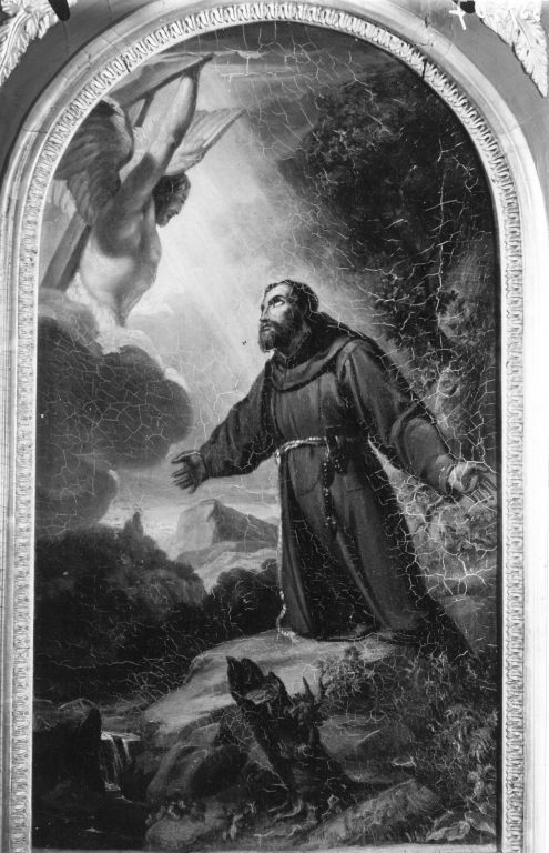 Vision des hl. Franziskus, 1831, Robert von Langer