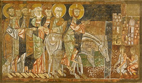 Entry of Christ into Jerusalem, 1125, Maître de Maderuelo