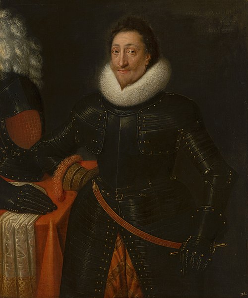 Portret van een officier, 1613, Fransise de Goltz