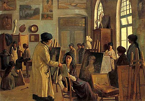 The 'Girls' Atelier, 1919, Ömer Adil