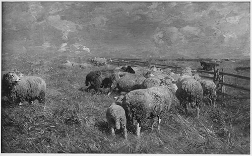 In Erwartung, 1892, Heinrich von Zügel