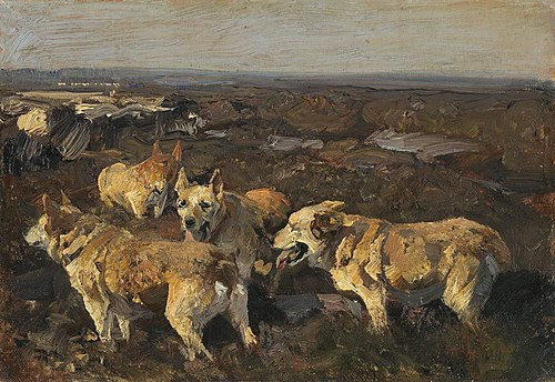 Hunde, 1903, Heinrich von Zügel