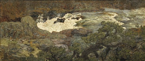 Waterfall, Porjus, 1915, Helmer Osslund