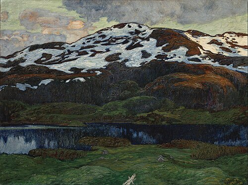 A Summer Evening by Kallsjön, , Helmer Osslund