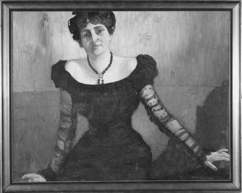 Matilda Jungstedt (1864-1923), opera- och konsertsångerska, gift med 1. operasångaren Emil Alexander, , Helmer Osslund