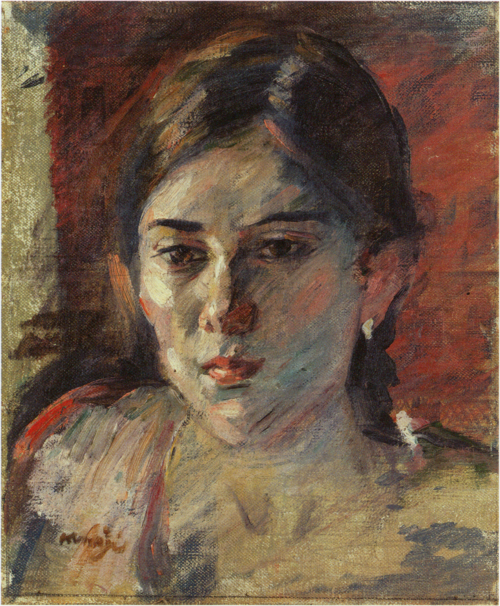 A Russian Girl, 1915, Kumaji Aoyama