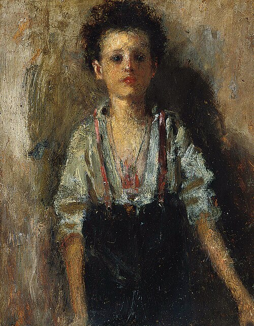 A young Boy, 1880, Antonio Mancini