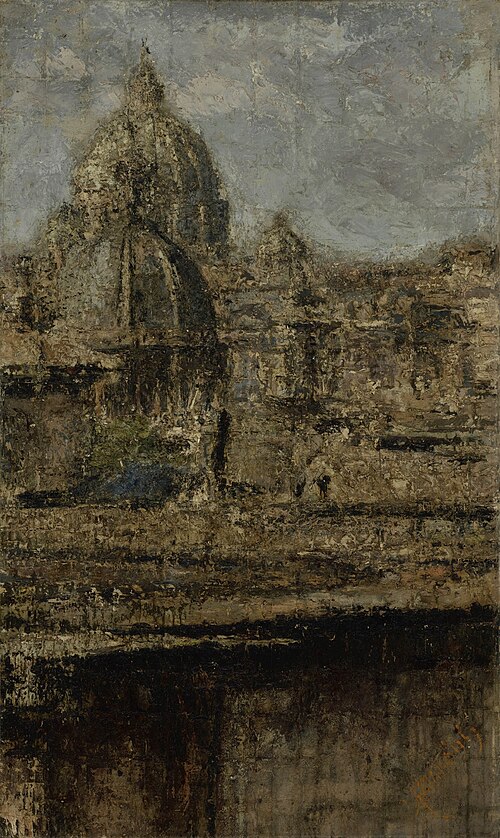 View of Rome, 1894, Antonio Mancini