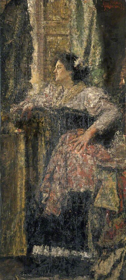 Portrait of a Girl, 1898, Antonio Mancini