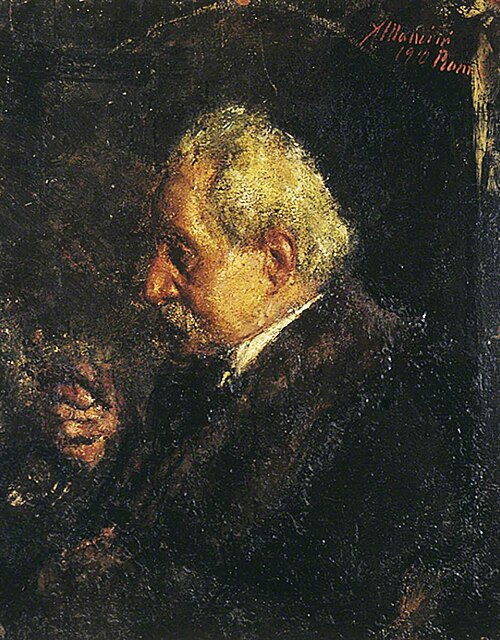 Portrait of the Artist's Father, 1910, Antonio Mancini