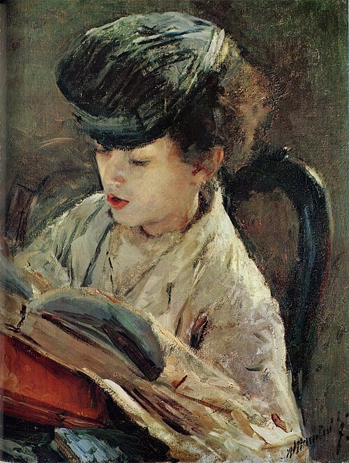 Bimbo che Legge, 1885, Antonio Mancini