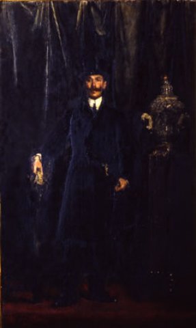 Portrait of Otto Eugen Messinger, 1909, Antonio Mancini