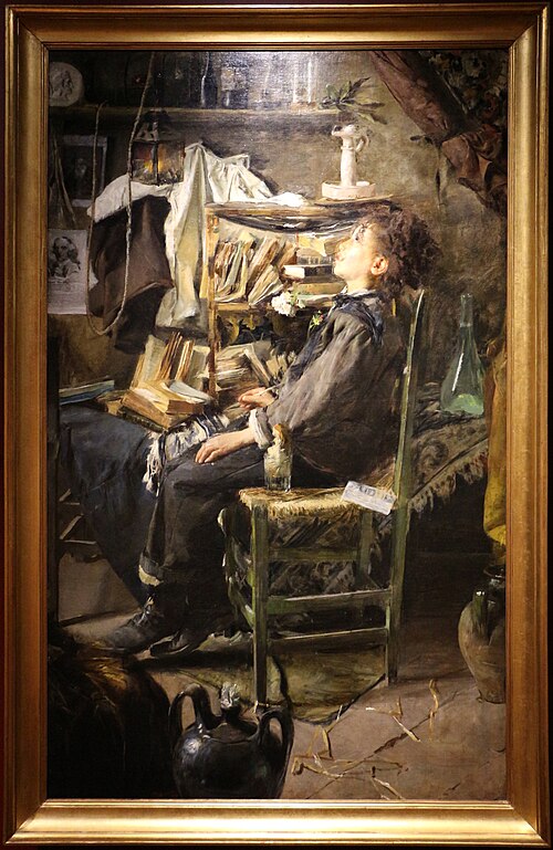 l'sipirazione, 1874, Antonio Mancini