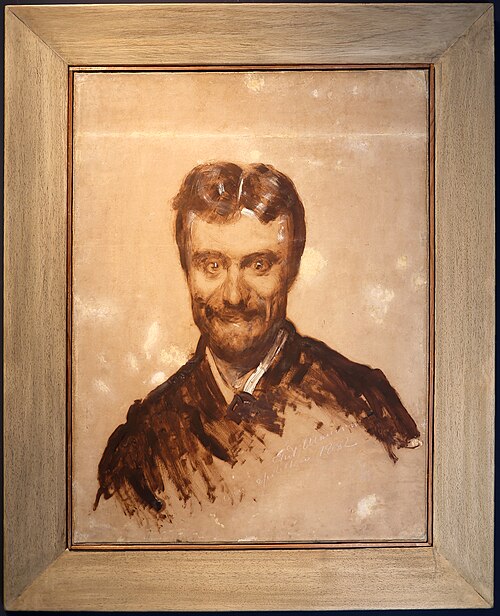 autoritratto della follia, un epilettico, , Antonio Mancini