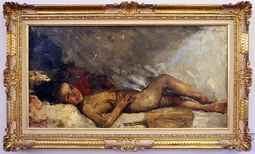 Bambina nuda, 1875, Antonio Mancini
