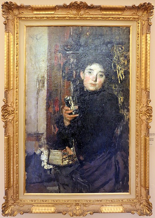 la lacrima, 1850, Antonio Mancini