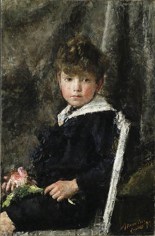 Seated Boy, 1902, Antonio Mancini