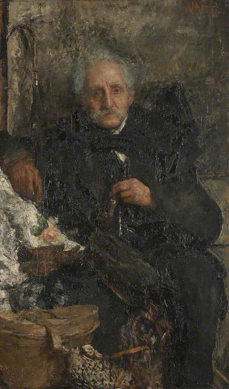 On a Journey, 1903, Antonio Mancini