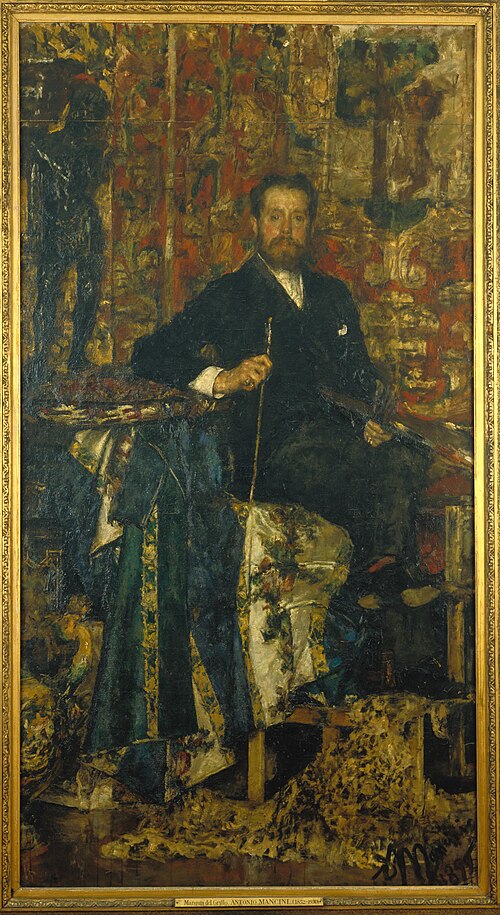 The Marquis del Grillo, 1889, Antonio Mancini