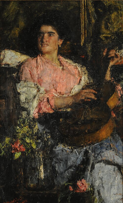 Happy song, 1900, Antonio Mancini