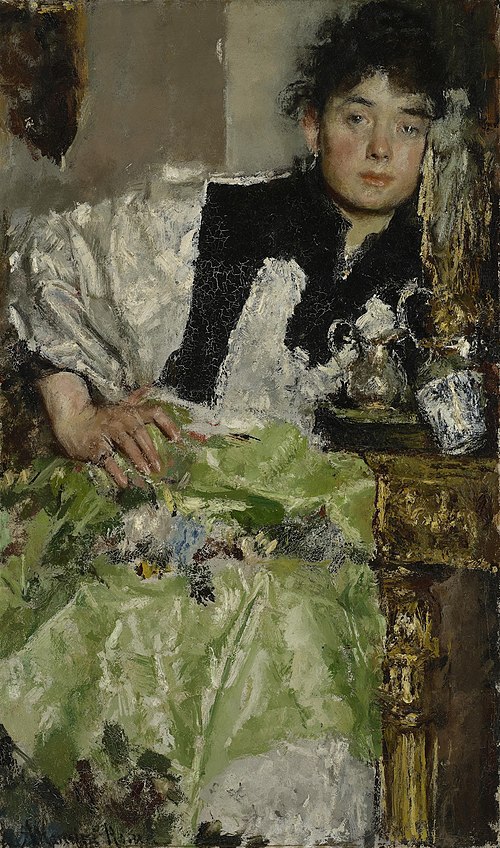 Lost in Thought, 1898, Antonio Mancini